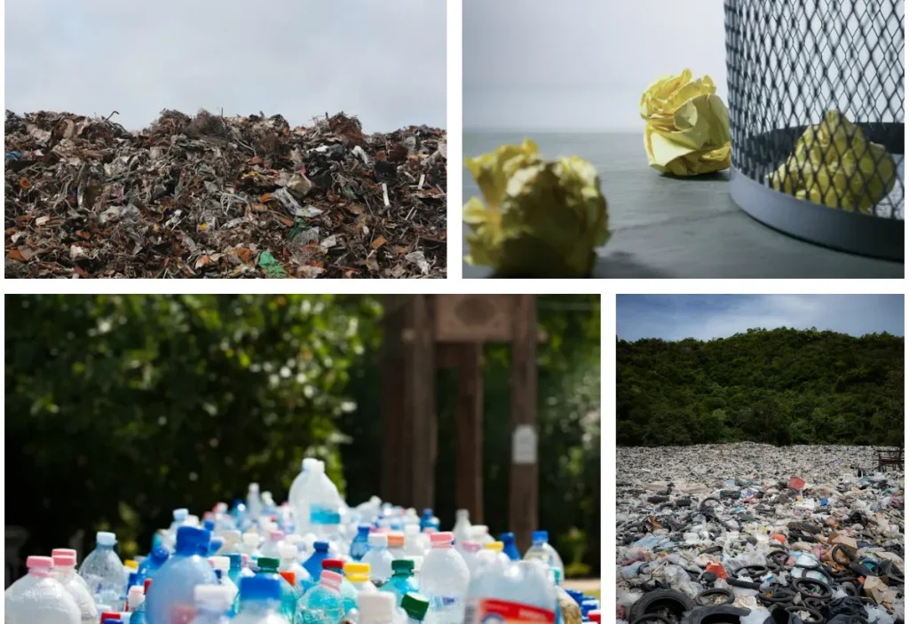 Plastföroreningar och skräp
